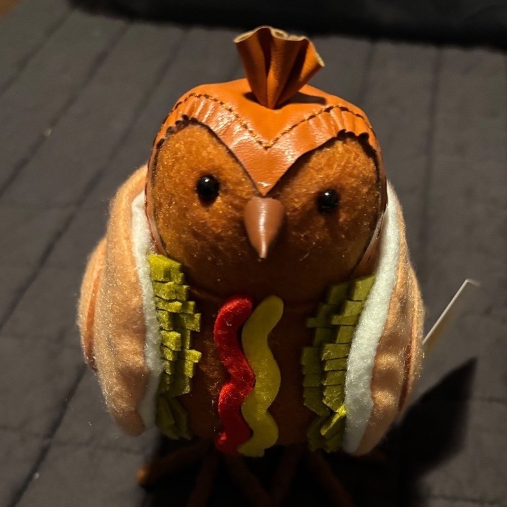 Sun Squad Featherly Friends Franky Hot Dog Bird Summer‎ Figurine New With Tags